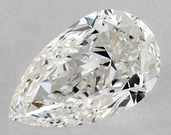1.64 ratio pear shape diamond