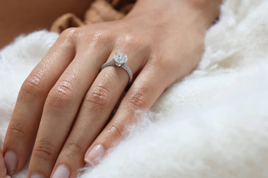 Old Euro cut diamond from Abe Mor