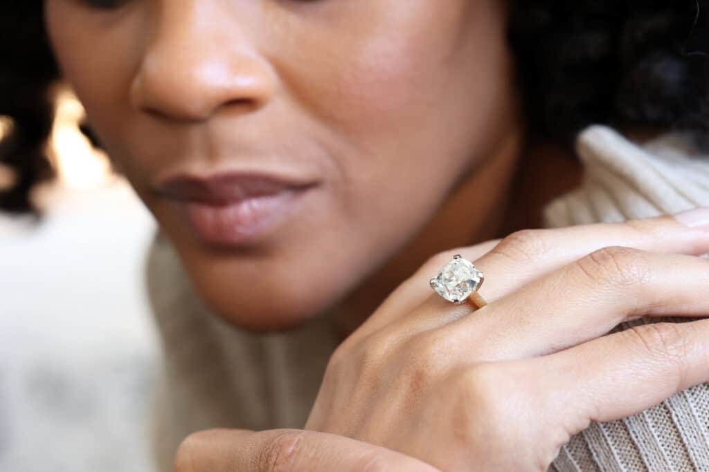 Old Mine Cut Diamond from Abe Mor