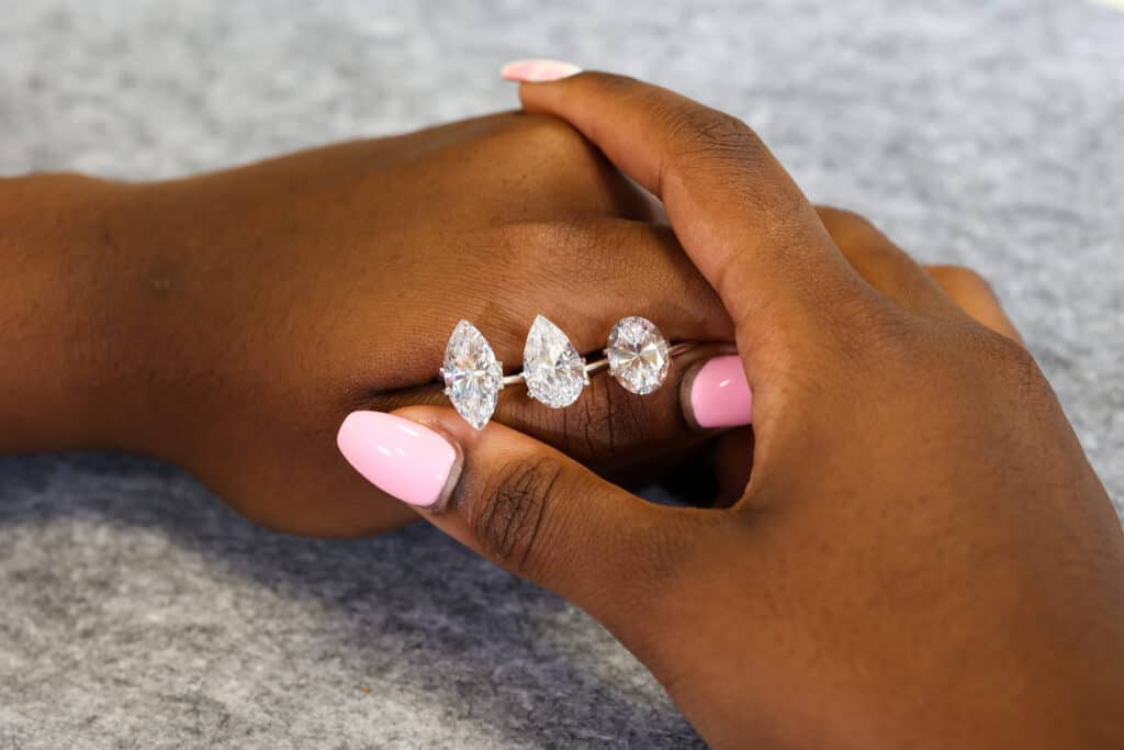 5ct White Diamonds in multiple shapes