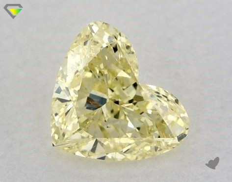 Heart shape diamond with weird proportions
