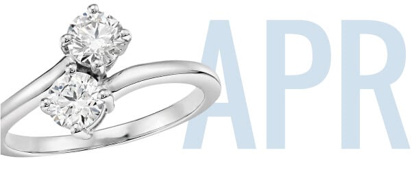 Beautiful Diamond ring April's Birthstone 