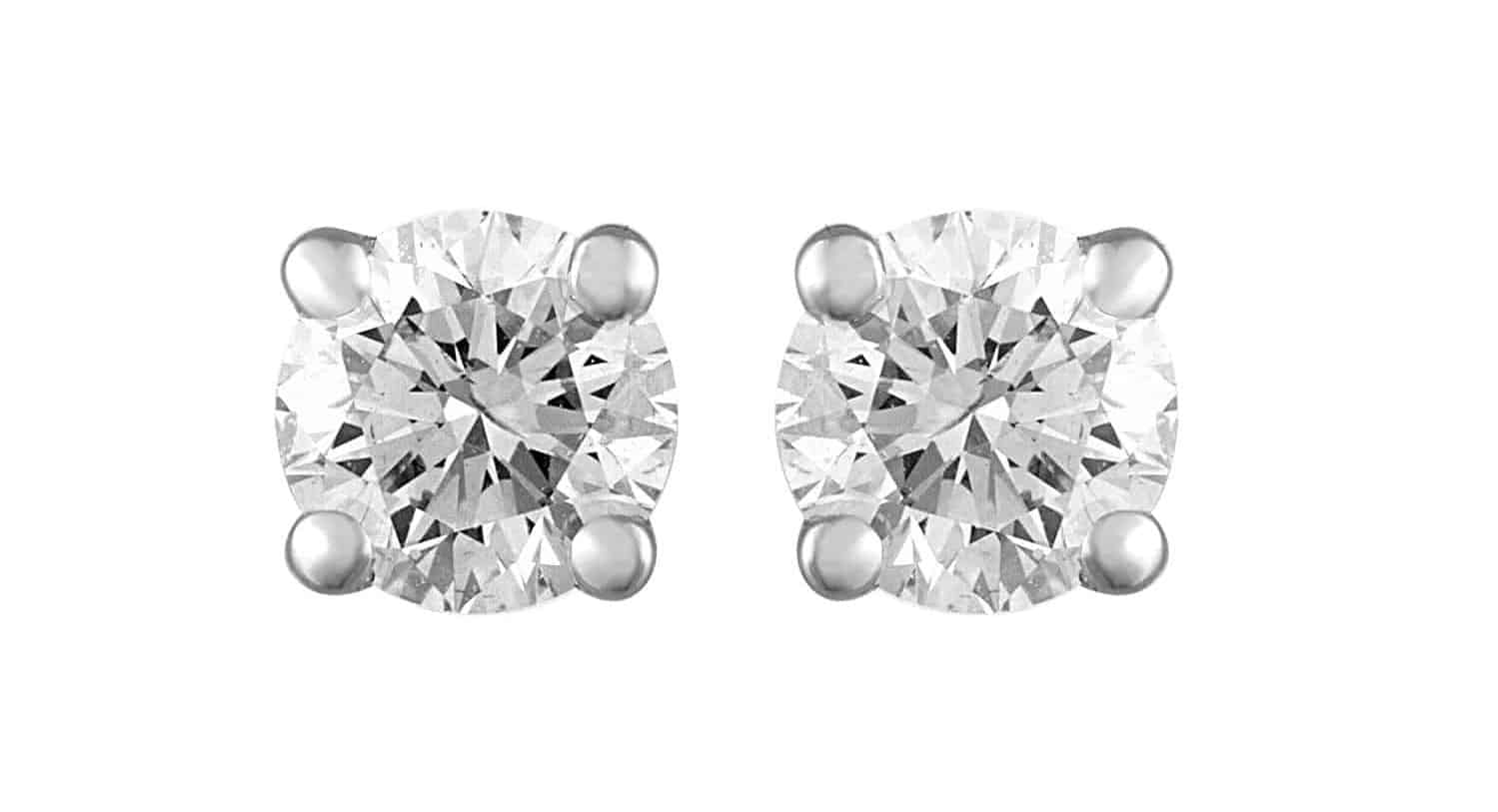 Round cut Stud Earrings from Blue Nile