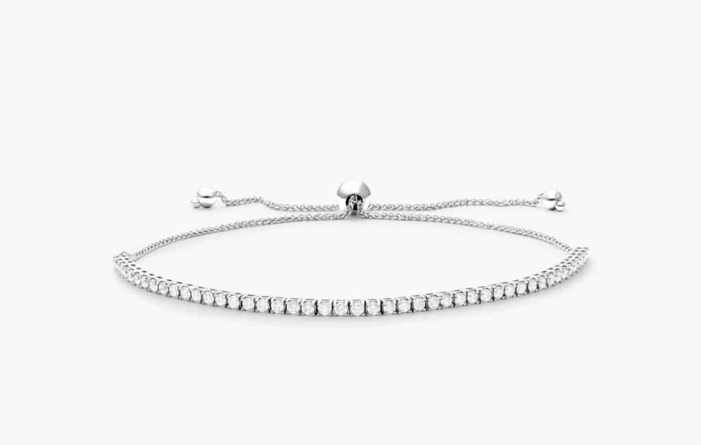 Diamond Tennis Bolo Bracelet