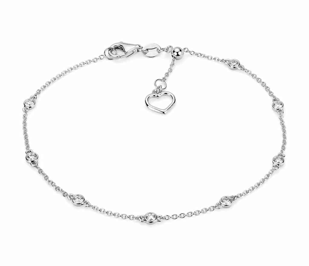 Diamond bezel bracelet from Blue Nile