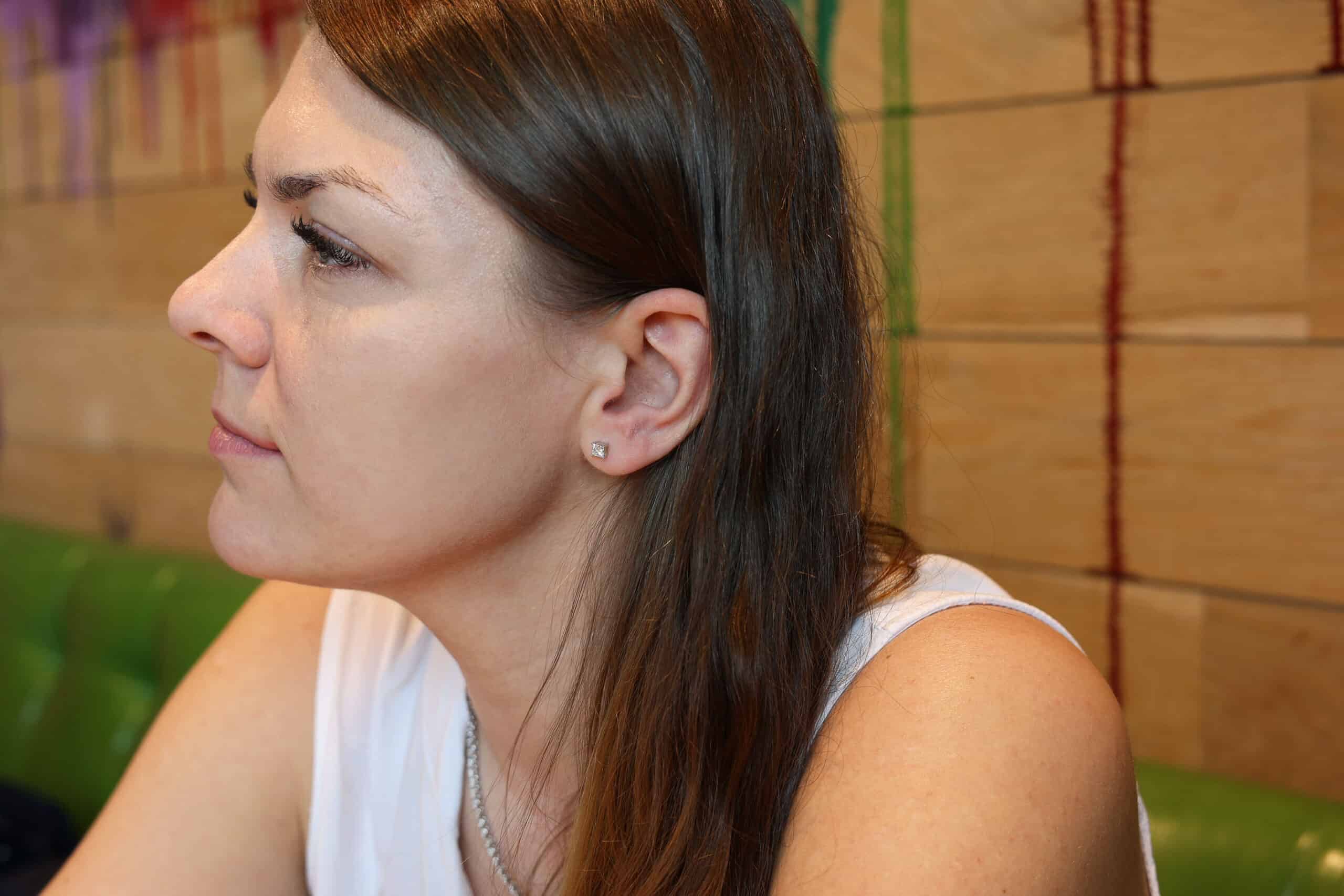 Princess Cut earrings