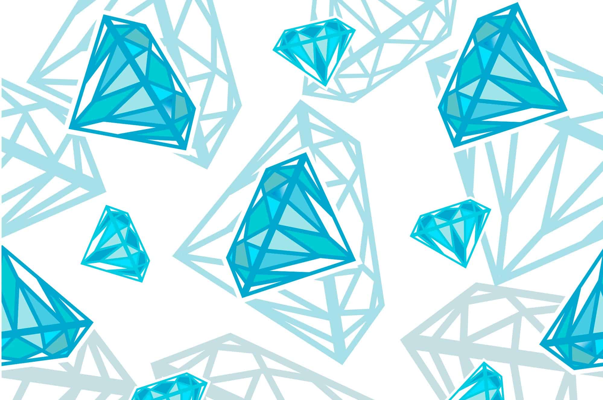 Fancy diamodn background