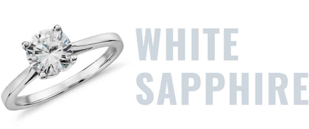 white-sapphire-engagement-ring-guide