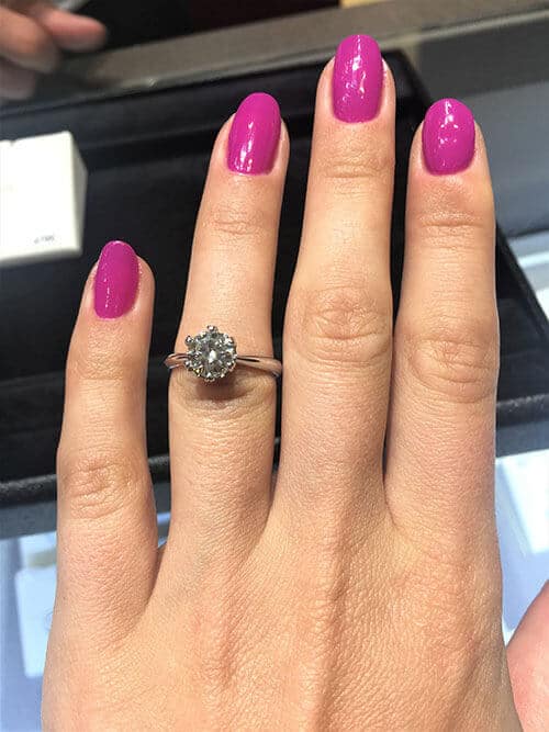 The first diamond we saw at SK