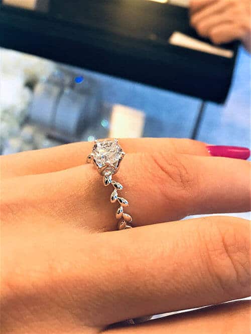 The second engagement ring we looked at in Goldheart