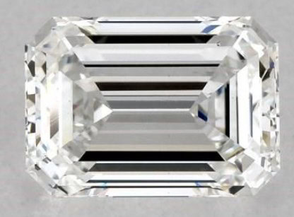 1ct lab-created emerald cut diamond