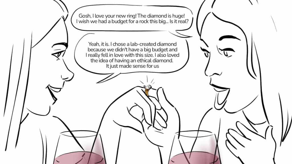 lab diamond vs natural diamond price