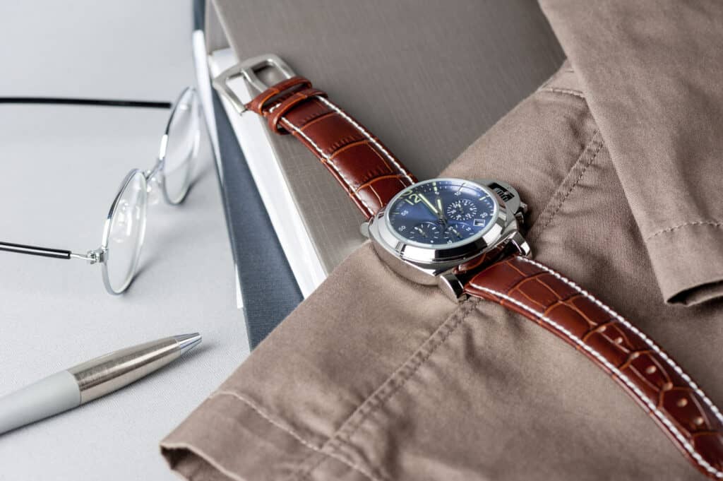 Luxury investment watch ready to be worn