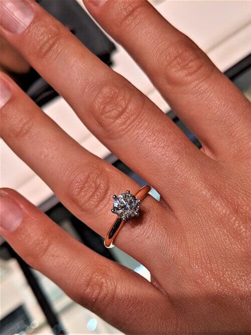 Round Diamond at Michael Hill Brisbane