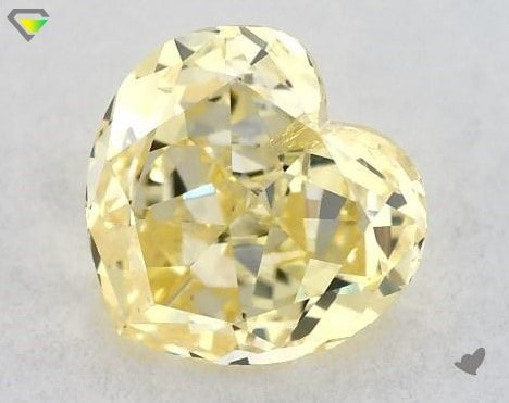 heart shape diamodn with no distinct shape