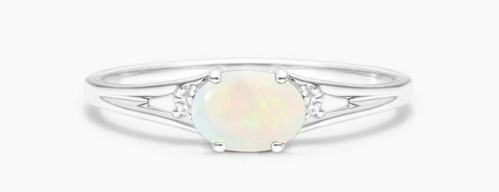 Oval Opal ring 