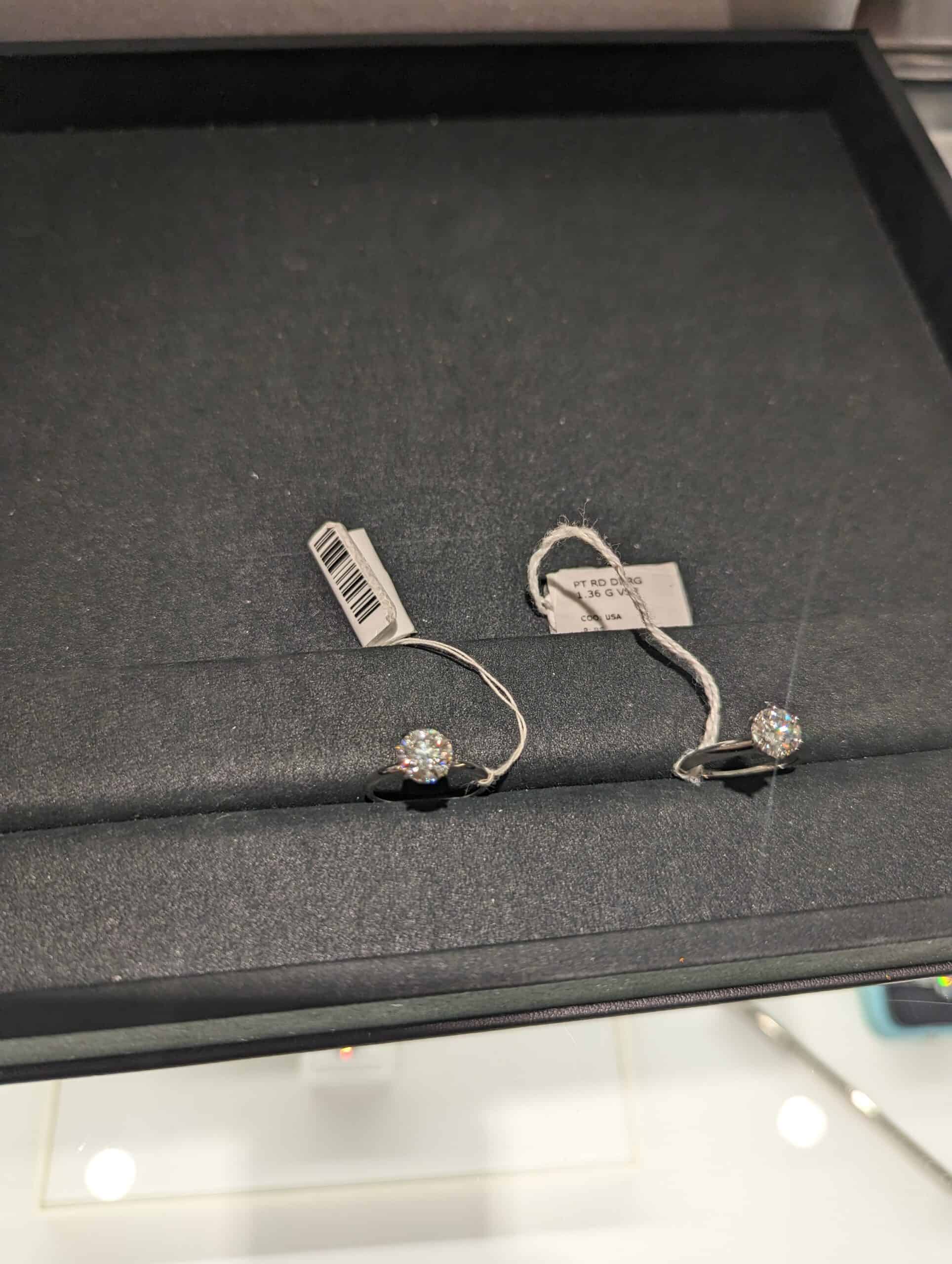 Tiffany solitaire rings