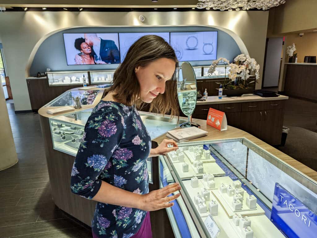 Annie at Robbins Bros in Bellevue, WA