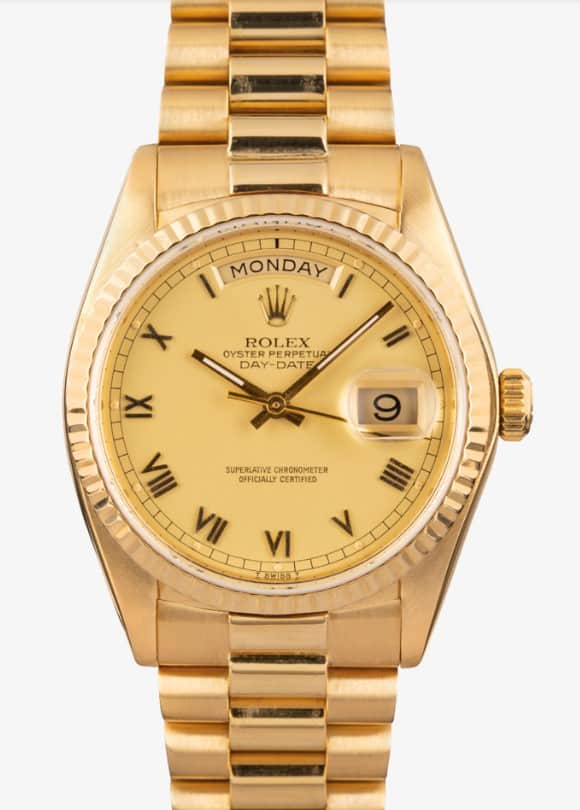 Rolex President Day 18k Yellow Gold