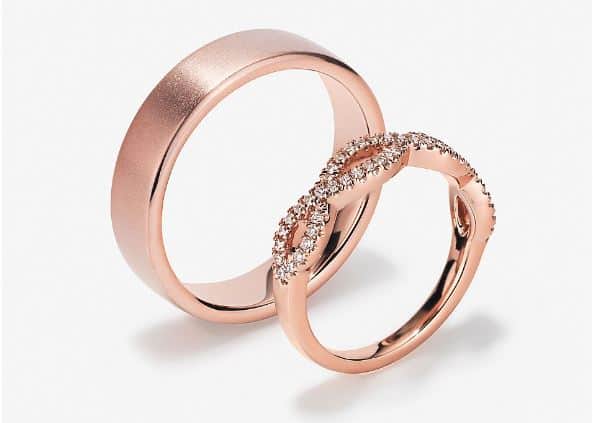 Rose Gold Wedding Bands