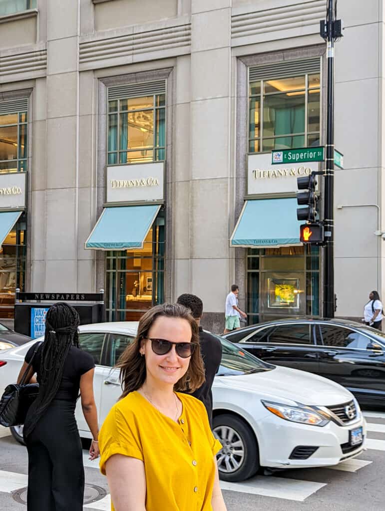 the Tiffany & Co. store in Chicago