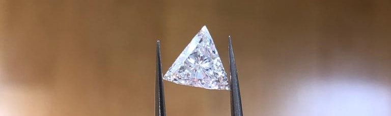 1.29ct G/SI1 trillion cut 