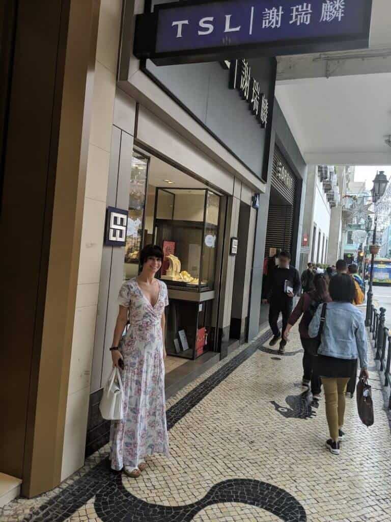 outside TSL in Macau