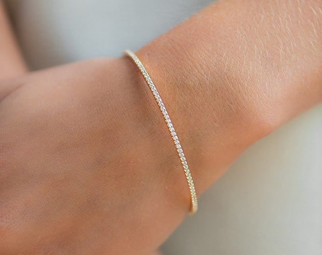 2ctw Pavé Diamond Bangle