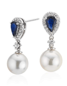 Classic Akoya Cultured Pearl Drop Earrings