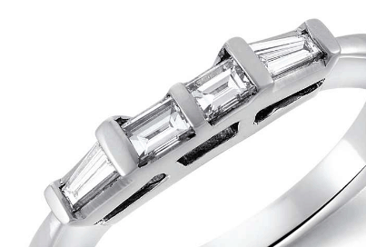 Classic Tapered Baguette Diamond Ring