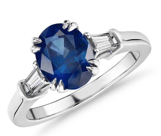 Oval Sapphire Ring