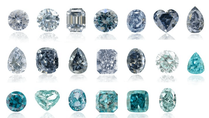 Pictures of Blue Diamonds