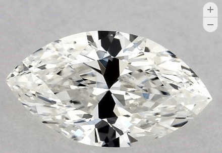 Marquise cut with a bowtie