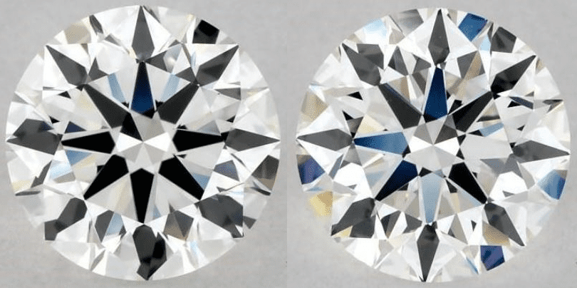 A comparison of IF and VS1 diamond