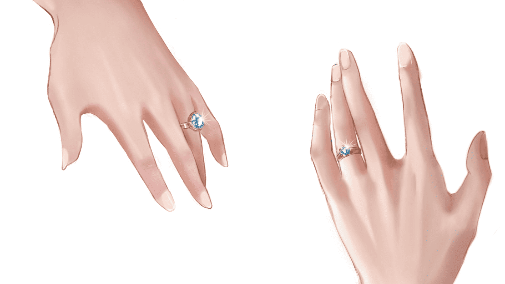 graphic with rings on woman's hands