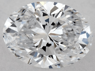 0.60ct lab-created oval cut diamond