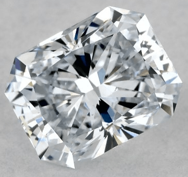 0.72ct lab-created radiant cut diamond