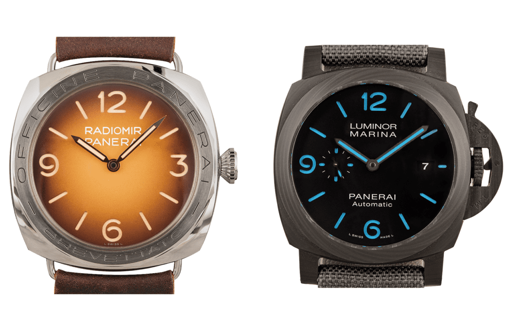 Panerai Luminor and Radiomir