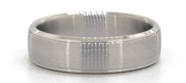 Platinum Comfort Fit Wedding Band