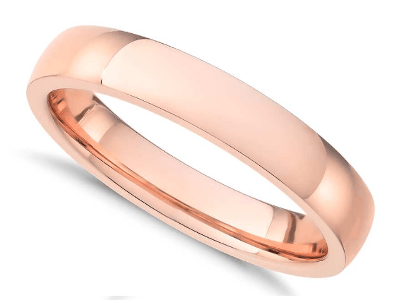 4mm Low Dome Comfort Fit Wedding Ring from Blue Nile