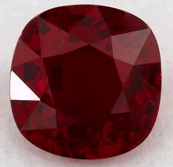 1.27 CARAT CUSHION NATURAL RUBY