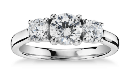 Three-Stone Diamond Ring from Blue Nile