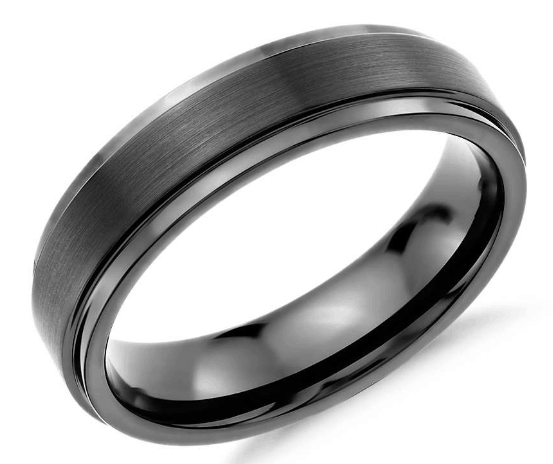 Tungsten Carbide Wedding Ring by Blue Nile