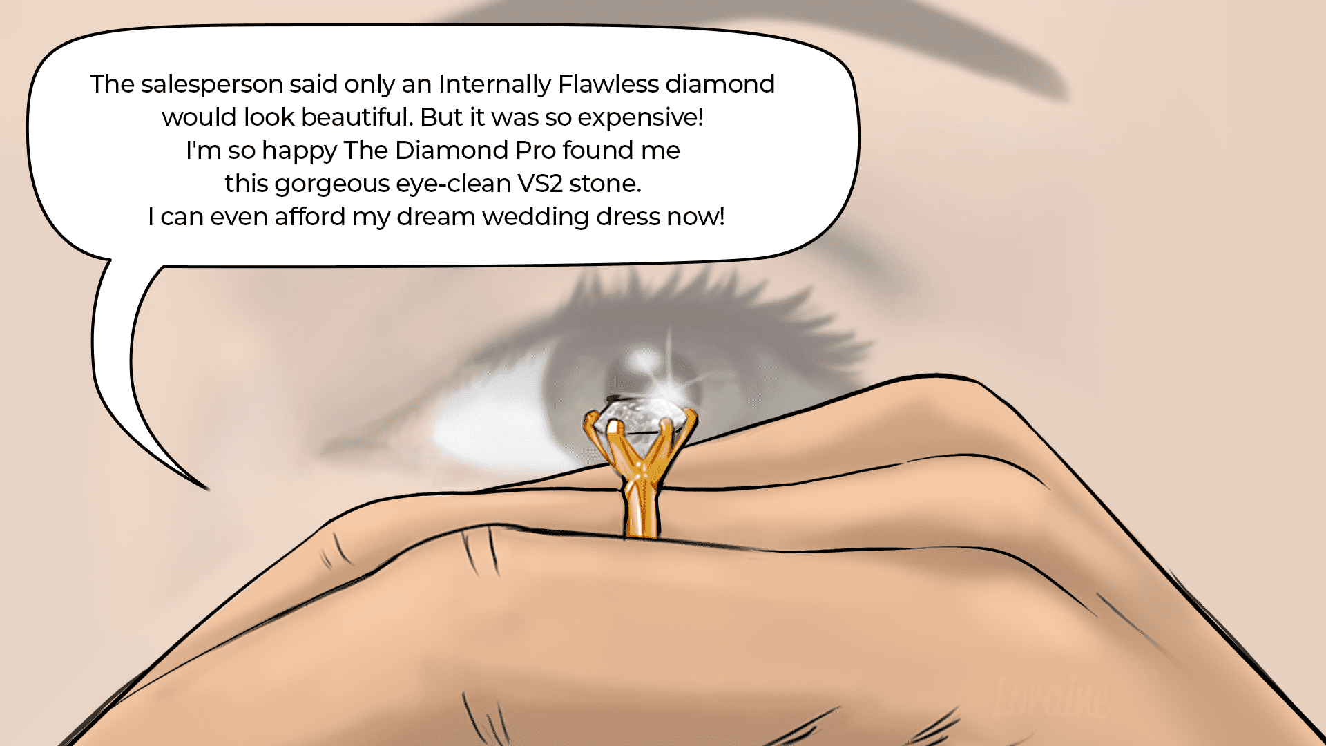 VS2 clarity diamond grade